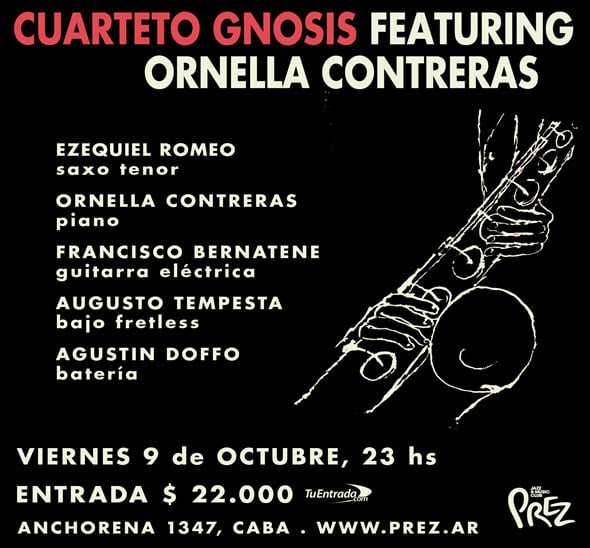 CUARTETO GNOSIS FEATURING ORNELLA CONTRERAS