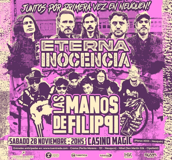 ETERNA INOCENCIA Y LAS MANOS DE FILIPPI